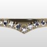 Custom Made Diamond Set V-Shape Wedding Ring SB3562 image 1