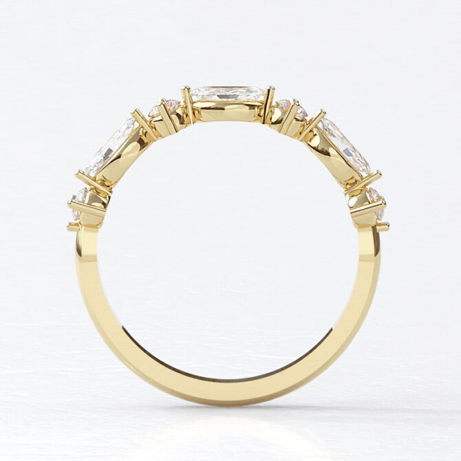 Custom Made Diamond Set Wedding Ring SB3508 image 1