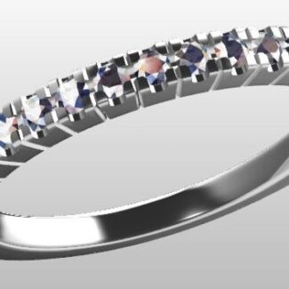 Custom Made Diamond Set Wedding Ring SB3533 image 2