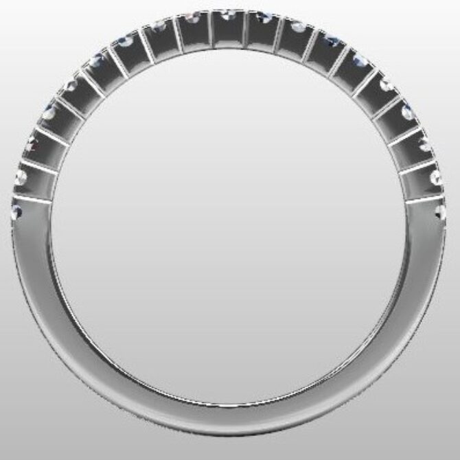 Custom Made Diamond Set Wedding Ring SB3533 image 3