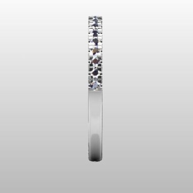 Custom Made Diamond Set Wedding Ring SB3533 image 4