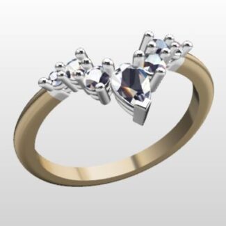 Custom Made Diamond Set Wedding Ring SB3577 image 2