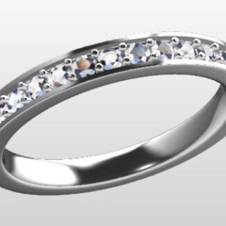 Custom Made Diamond Set Wedding Ring SB3710 image 2