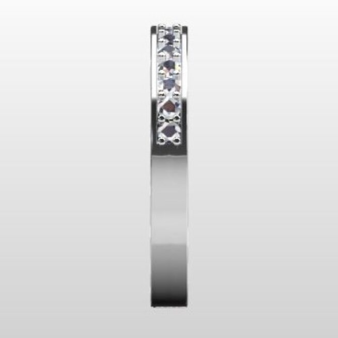 Custom Made Diamond Set Wedding Ring SB3710 image 4