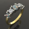 Custom Made Diamond and Gemstone Eternity Ring SB3695 image 1