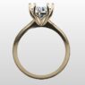 Custom Made Eight Claw Round Cut Solitaire Engagement Ring SB3601 image 3