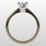Custom Made Four-Claw Round Cut Solitaire Engagement Ring SB3524 image 3