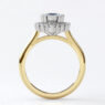 Custom Made Halo Engagement Ring SB3923 V2 image 1