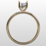 Custom Made Oval Cut Solitaire Engagement Ring SB3472 image 3