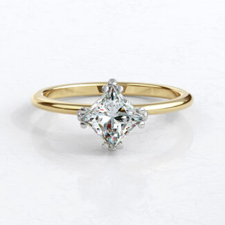 Custom Made Princess Cut Engagement Ring SB3499 image 1