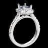 Custom Made Side Stone Engagement Ring SB3312 image 2