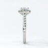 Custom Made Side Stone Engagement Ring SB3599 image 3