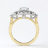 Custom Made Side Stone Engagement Ring SB3886 image 2