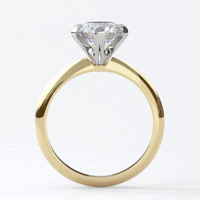 Custom Made Six Claw Engagement Ring SB3372 image 3