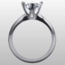 Custom Made Six Claw Round Cut Solitaire Engagement Ring SB3380 image 3