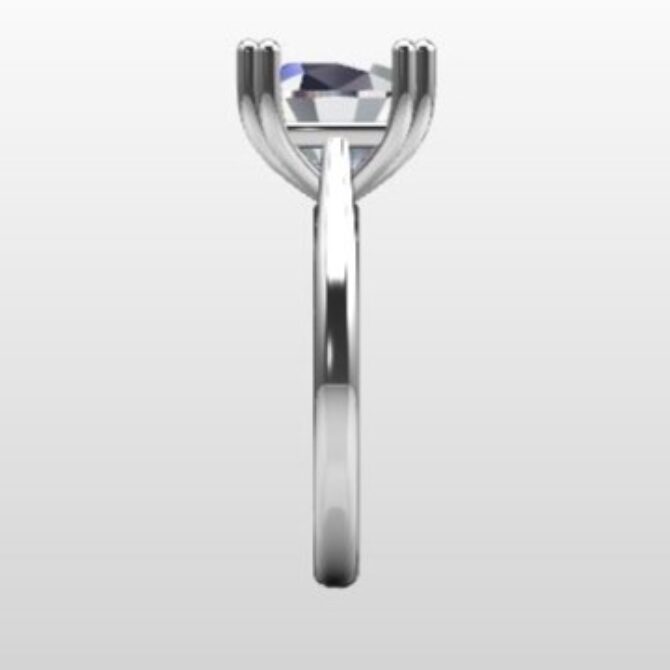 Custom Made Solitaire Engagement Ring SB3550 image 4