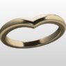 Custom Made V-Shape Wedding Ring SB3582 image 2