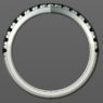 Custom Made V-Shaped Diamond Set Wedding Ring SB3356 image 3