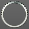 Custom Made V-Shaped Diamond Set Wedding Ring SB3404 image 3
