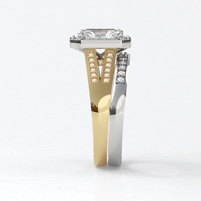 Custom Made Wedding and Engagement Rings SB3537 image 1