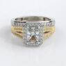 Custom Made Wedding and Engagement Rings SB3537 image 2