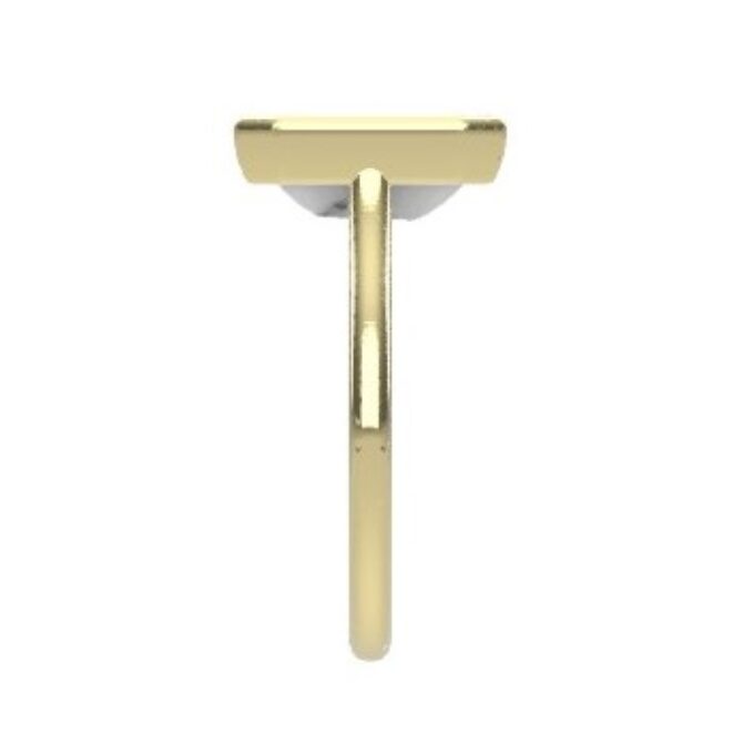 Custom made bezel set emerald solitaire engagement ring sb4545 quick image 04