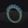 Custom made diamond set wedding ring SB4538 quick render 02