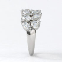 Custom made round and marquise multi stone eternity ring sb4494 v2 image 02