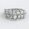 Custom made round and marquise multi stone eternity ring sb4494