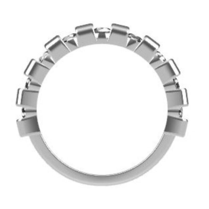 Diamond Set Ladies Wedding Ring SB3826 image 3