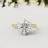 Bespoke Designed 6 Claw Round Cut Solitaire Engagement Ring SB4194 (1)