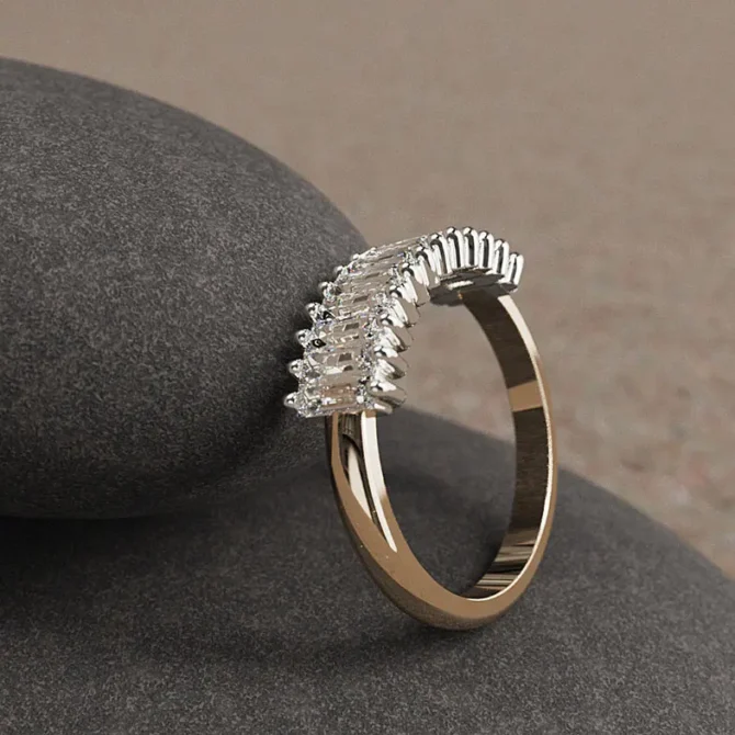 Bespoke Designed Baguette Cut Eternity Ring SB4028 (3)