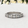 Bespoke Designed Baguette Set Wedding Ring SB3254 4
