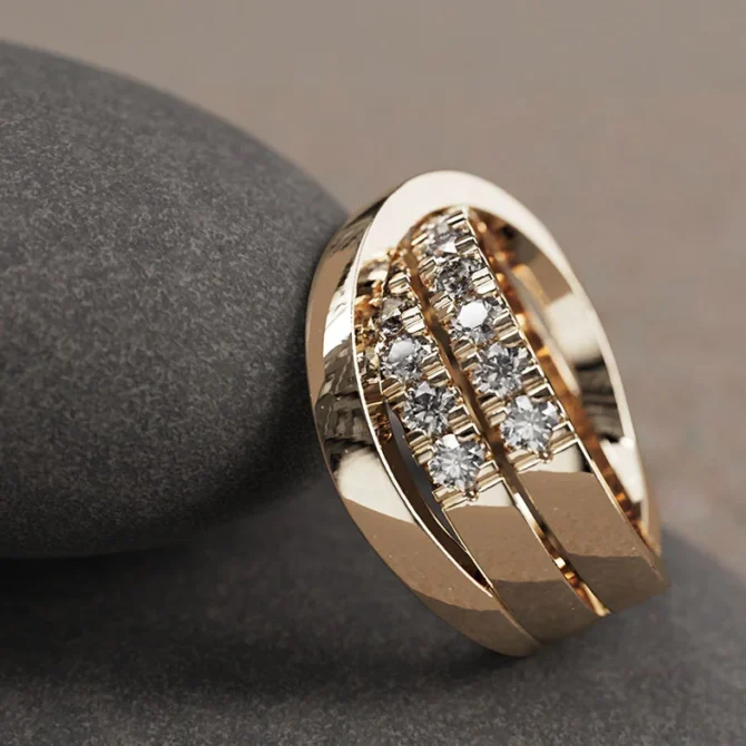 Bespoke Designed Cross Over Diamond Set Eternity Ring SB4457 (4)