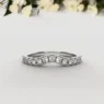 Bespoke Designed Curved Diamond Set Wedding Ring SB2785 (2)
