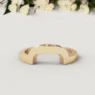 Bespoke Designed Curved Plain Wedding Ring SB2263 (2)