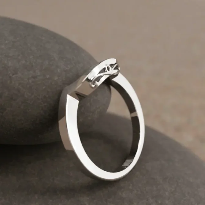 Bespoke Designed Curved Plain Wedding Ring SB2263 (3)