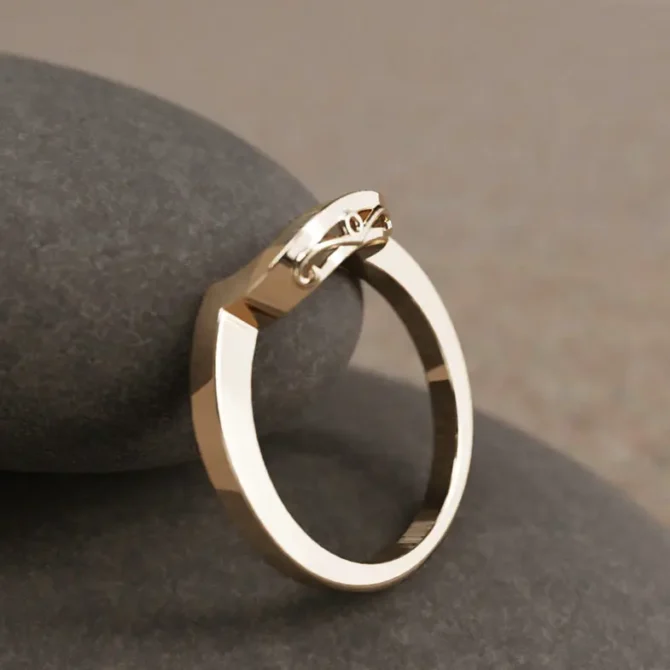 Bespoke Designed Curved Plain Wedding Ring SB2263 (4)