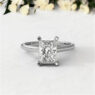 Bespoke Designed Diamond Set Claws Radiant Cut Solitaire Engagement Ring SB2624 (5)