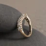 Bespoke Designed Diamond Set V-Shape Wedding Ring SB3174 (3)