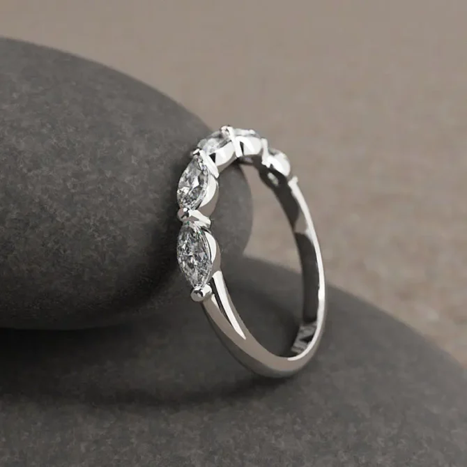 Bespoke Designed Diamond Set Wedding Ring SB2916 (4)