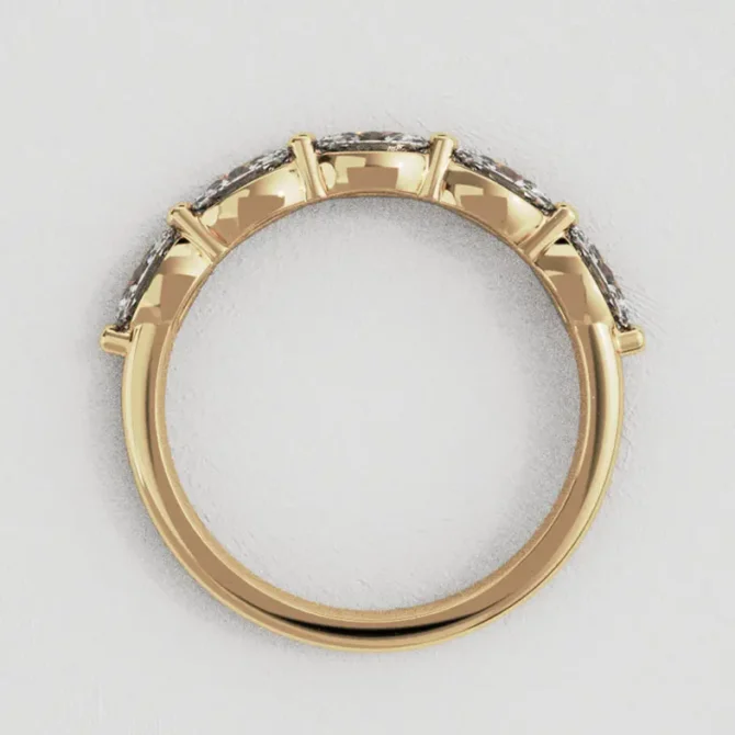 Bespoke Designed Diamond Set Wedding Ring SB2916 (5)