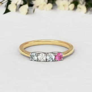 Bespoke Designed Diamond and Gemstone Eternity Ring SB2521 (1)