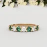 Bespoke Designed Diamond and Gemstone Set Wedding Ring SB3256 (2)