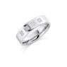 Bespoke Gents White Gold Diamond Wedding Band GDW001