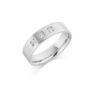 Bespoke Gents White Gold Diamond Wedding Band GDW005 (1)