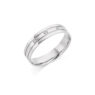 Bespoke Gents White Gold Diamond Wedding Band GDW008