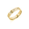 Bespoke Gents Yellow Gold Diamond Wedding Band GDW008