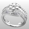 Custom Made Curved Diamond Set Wedding Ring SB2501 image 2