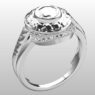 Custom Made Curved Diamond Set Wedding Ring SB2523 image 2